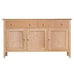 Bergen Oak Large 3 Door Sideboard -Furniture Sale Shop nt 3ds new 7
