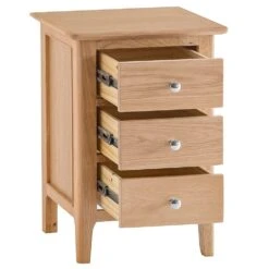 Bergen Oak Large Bedside Cabinet -Furniture Sale Shop nt lbsc new 2