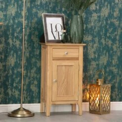 Bergen Oak Small Cupboard