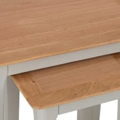 Bergen Grey Painted Oak Nest Of 2 Tables -Furniture Sale Shop ntp 2nt g 5