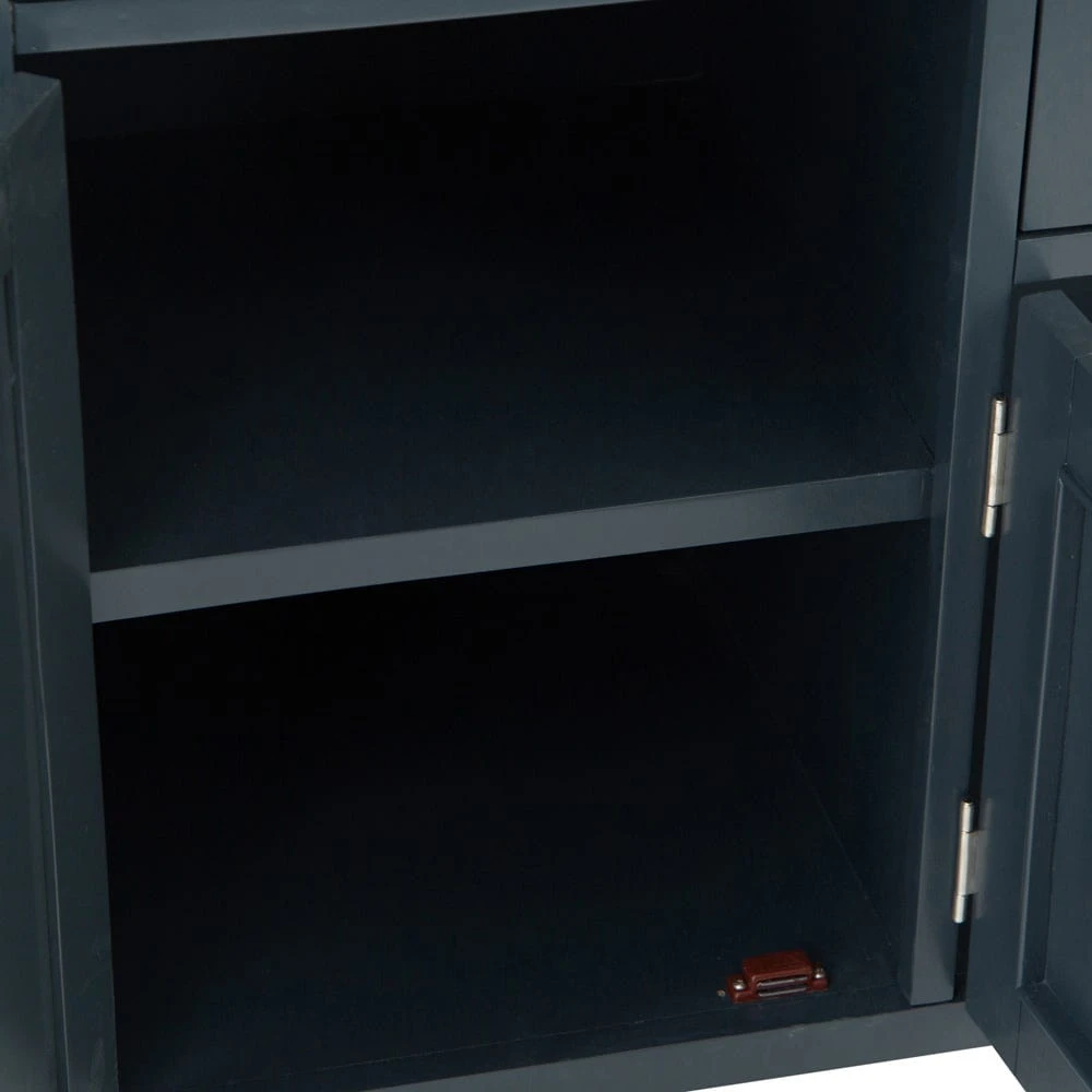 Bergen Blue Painted Oak 4 Door 6 Drawer Extra Large Sideboard 16 Bergen Blue Painted Oak 4 Door 6 Drawer Extra Large Sideboard - Image 14