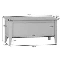 Bergen Grey Painted Oak Blanket Box 28 Bergen Grey Painted Oak Blanket Box -Furniture Sale Shop ntp bb dimensions