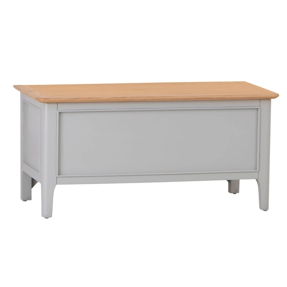Bergen Grey Painted Oak Blanket Box 8 Bergen Grey Painted Oak Blanket Box - Image 6
