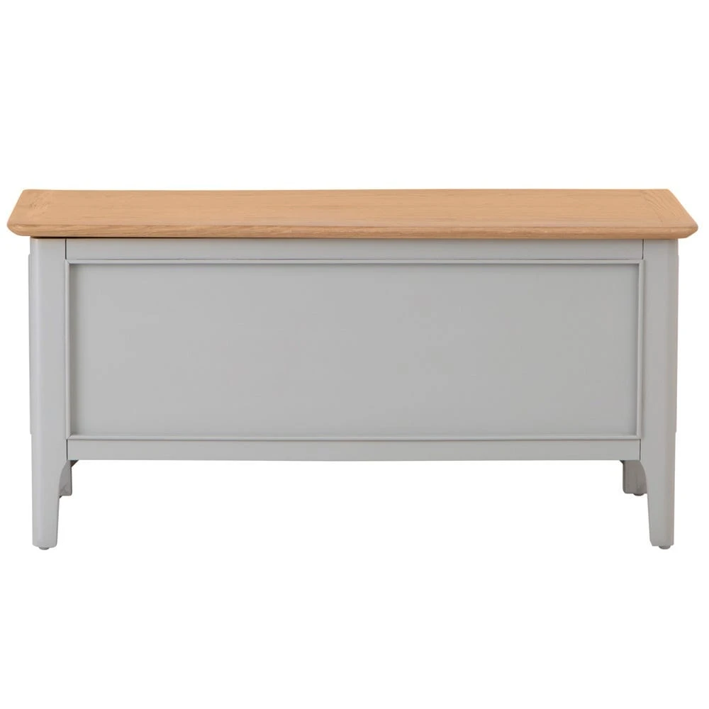 Bergen Grey Painted Oak Blanket Box 11 Bergen Grey Painted Oak Blanket Box - Image 9