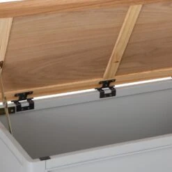 Bergen Grey Painted Oak Blanket Box 23 Bergen Grey Painted Oak Blanket Box -Furniture Sale Shop ntp bb g 4