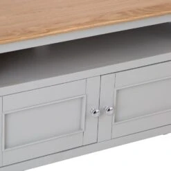 Bergen Grey Painted Oak Corner TV Unit -Furniture Sale Shop ntp ctv g 7