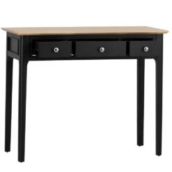 Bergen Black Painted Oak Dressing Table 16 Bergen Black Painted Oak Dressing Table -Furniture Sale Shop ntp dt jb 2