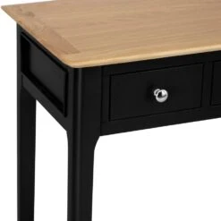 Bergen Black Painted Oak Dressing Table 21 Bergen Black Painted Oak Dressing Table -Furniture Sale Shop ntp dt jb 6
