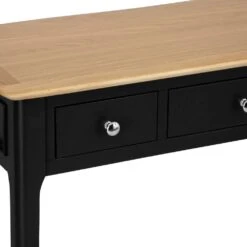 Bergen Black Painted Oak Dressing Table 24 Bergen Black Painted Oak Dressing Table -Furniture Sale Shop ntp dt jb 7