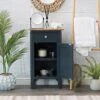 Bergen Blue Painted Oak Small Cupboard -Furniture Sale Shop ntp scup bl