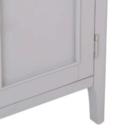 Bergen Grey Painted Oak 2 Door 1 Drawer Mini Sideboard -Furniture Sale Shop ntp sms g 8