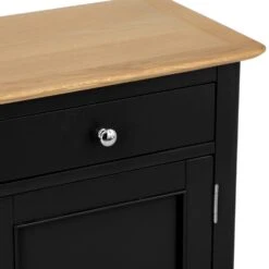 Bergen Black Painted Oak Wine Cabinet -Furniture Sale Shop ntp wc jb 10