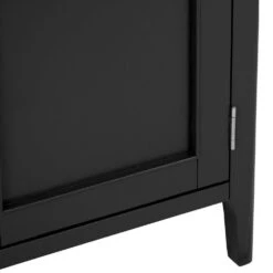 Bergen Black Painted Oak Wine Cabinet -Furniture Sale Shop ntp wc jb 9