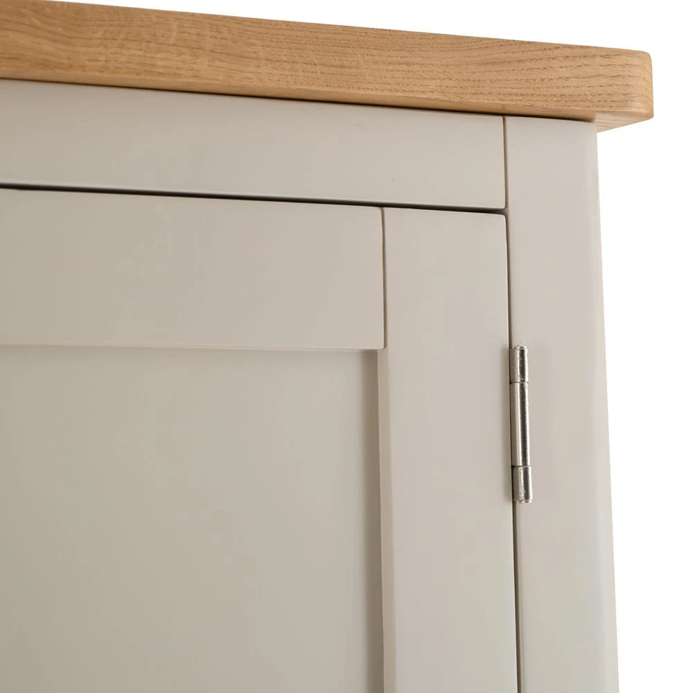 Rutland Painted Oak Double Wardrobe 6 Rutland Painted Oak Double Wardrobe - Image 4