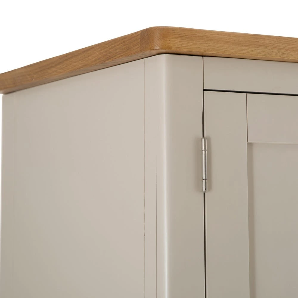 Rutland Painted Oak Double Wardrobe 11 Rutland Painted Oak Double Wardrobe - Image 9
