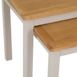 Rutland Painted Oak Nest Of 2 Tables -Furniture Sale Shop ra n2t tr1 7