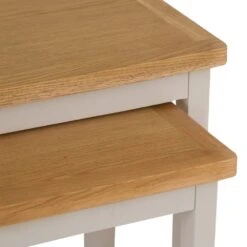 Rutland Painted Oak Nest Of 2 Tables -Furniture Sale Shop ra n2t tr1 9