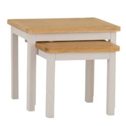 Rutland Painted Oak Nest Of 2 Tables -Furniture Sale Shop ra n2t tr 1