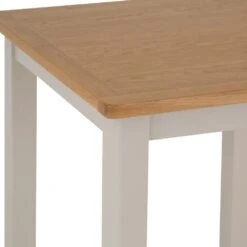 Rutland Painted Oak Square Fixed Top Dining Table -Furniture Sale Shop ra sft tr 6