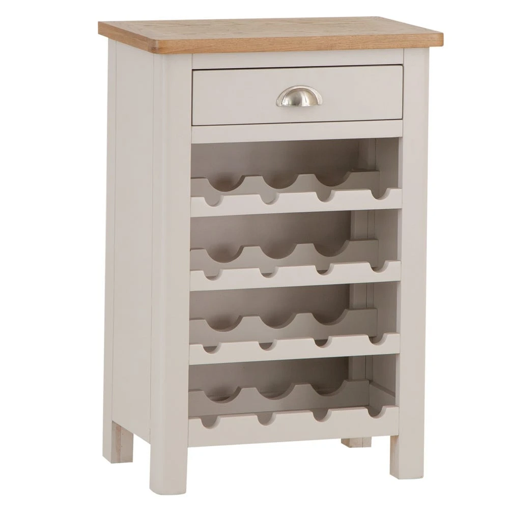 Rutland Painted Oak Wine Cabinet 4 Rutland Painted Oak Wine Cabinet - Image 2