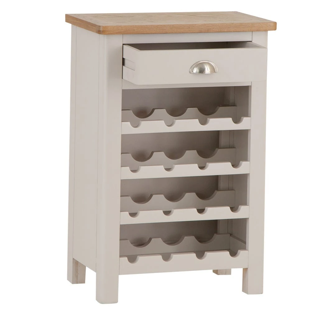 Rutland Painted Oak Wine Cabinet 5 Rutland Painted Oak Wine Cabinet - Image 3