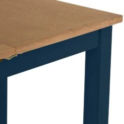 Rutland Blue Painted Oak 1.2m Extending Dining Table -Furniture Sale Shop rab 12bet b 5
