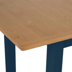 Rutland Blue Painted Oak 1.6m Extending Dining Table -Furniture Sale Shop rab 16bet b 3