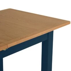Rutland Blue Painted Oak 1.6m Extending Dining Table -Furniture Sale Shop rab 16bet b 4