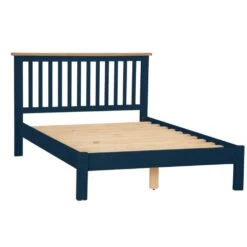 Rutland Blue Painted Oak King Size Bed Frame 12 Rutland Blue Painted Oak King Size Bed Frame -Furniture Sale Shop rab 50 blue 2