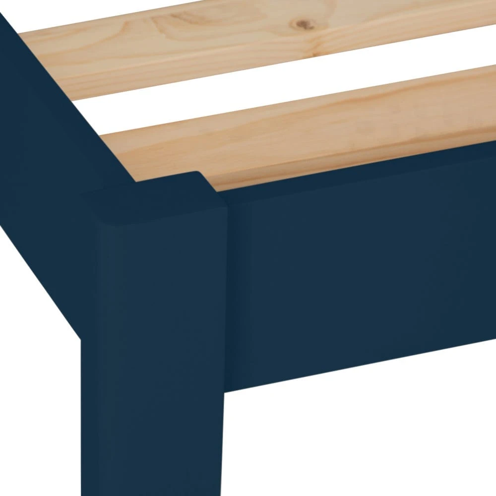 Rutland Blue Painted Oak King Size Bed Frame 8 Rutland Blue Painted Oak King Size Bed Frame - Image 6