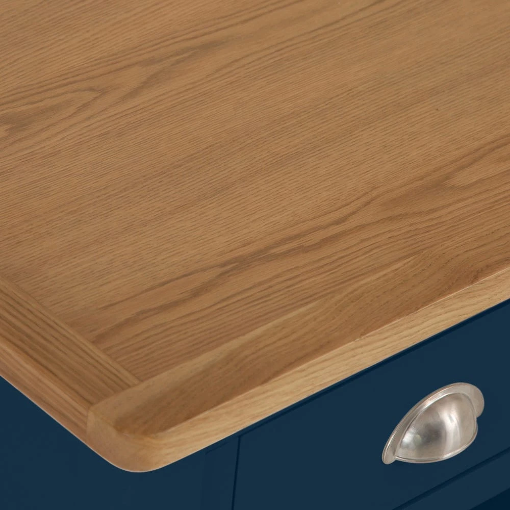 Rutland Blue Painted Oak Large Coffee Table 7 Rutland Blue Painted Oak Large Coffee Table - Image 5