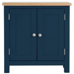 Rutland Blue Painted Oak 2 Door Cupboard -Furniture Sale Shop rab sms b 10