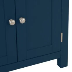 Rutland Blue Painted Oak 2 Door Cupboard -Furniture Sale Shop rab sms b 6