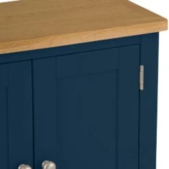 Rutland Blue Painted Oak 2 Door Cupboard -Furniture Sale Shop rab sms b 7