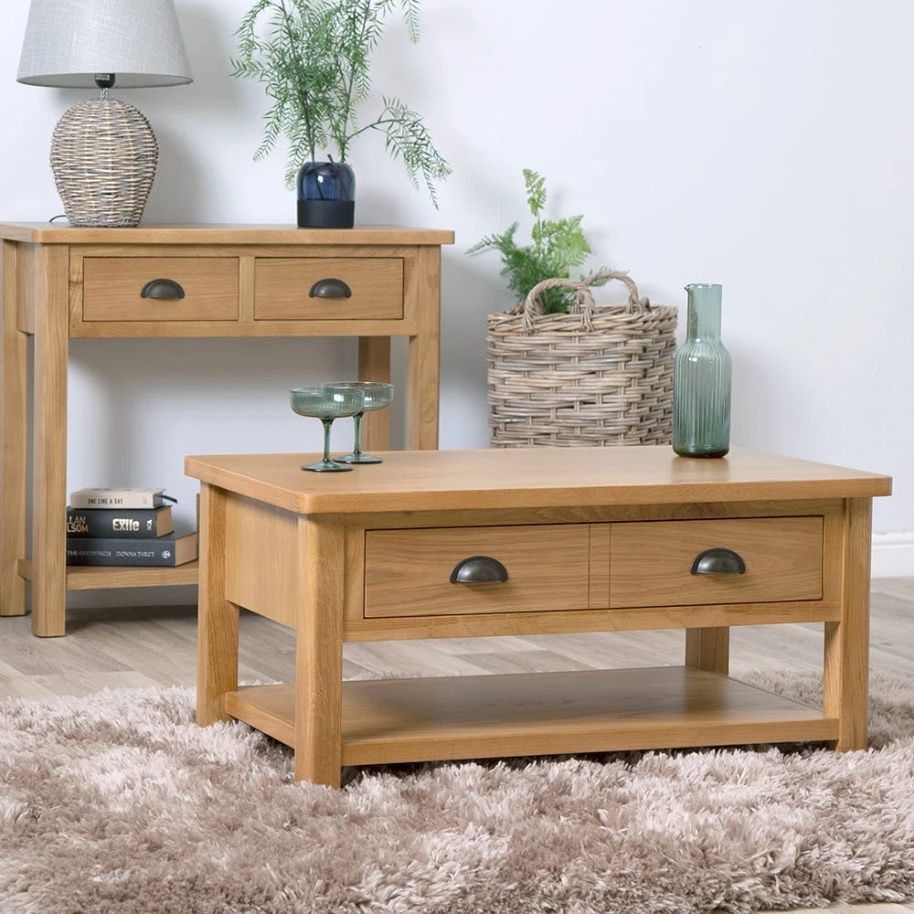 Rutland Oak Large Coffee Table 3 Rutland Oak Large Coffee Table