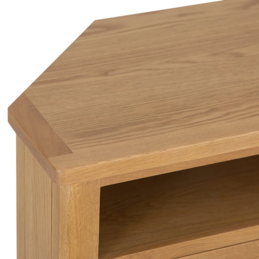 Rutland Oak Corner TV Unit 6 Rutland Oak Corner TV Unit - Image 4