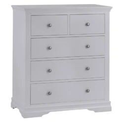 Florence Grey Painted 2 Over 3 Chest -Furniture Sale Shop sw 2o3 grey 1