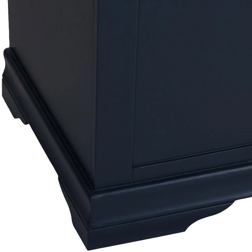 Florence Midnight Grey Painted Blanket Box 9 Florence Midnight Grey Painted Blanket Box - Image 7