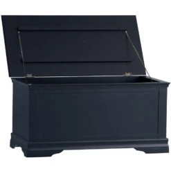 Florence Midnight Grey Painted Blanket Box 18 Florence Midnight Grey Painted Blanket Box -Furniture Sale Shop sw bb mg 2