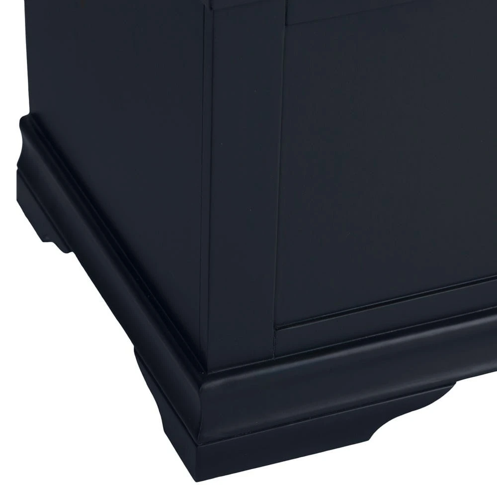 Florence Midnight Grey Painted Blanket Box 14 Florence Midnight Grey Painted Blanket Box - Image 12