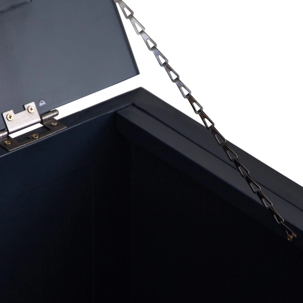 Florence Midnight Grey Painted Blanket Box 12 Florence Midnight Grey Painted Blanket Box - Image 10