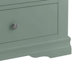 Florence Sage Green Painted 2 Door Wardrobe With Drawers -Furniture Sale Shop sw gwr cg2 9 10
