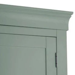 Florence Sage Green Painted 2 Door Wardrobe With Drawers -Furniture Sale Shop sw gwr cg2 9 5