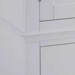 Florence Grey Painted 2 Door Wardrobe With Drawers -Furniture Sale Shop sw gwr grey 6