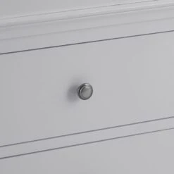 Florence Grey Painted 2 Door Wardrobe With Drawers -Furniture Sale Shop sw gwr grey 7