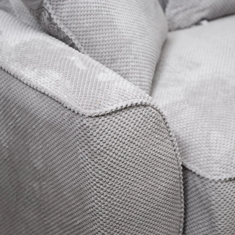 Fantasia Symphony Silver Left Hand Corner Sofa With Footstool 7 Fantasia Symphony Silver Left Hand Corner Sofa With Footstool - Image 5