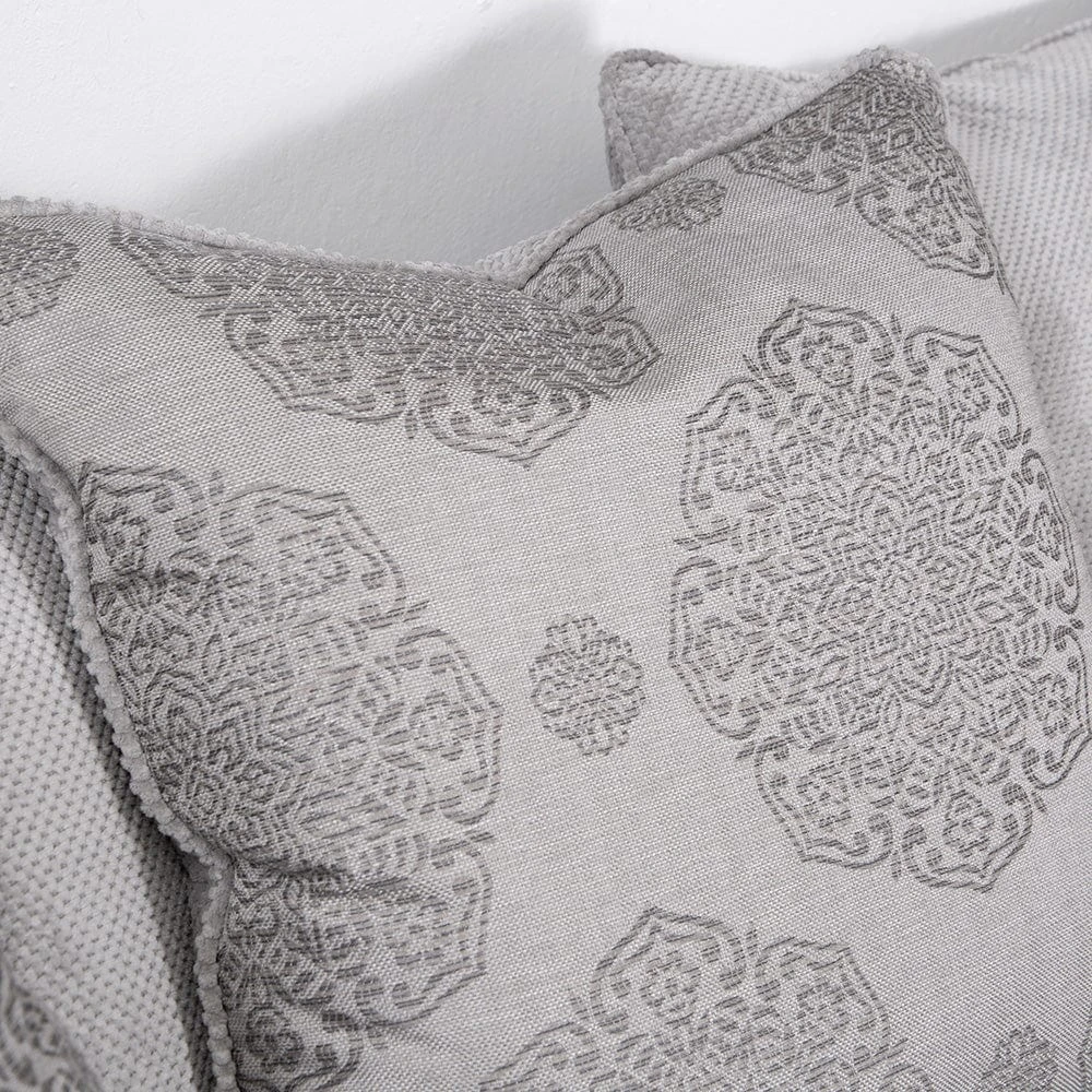 Fantasia Symphony Silver Left Hand Corner Sofa With Footstool 9 Fantasia Symphony Silver Left Hand Corner Sofa With Footstool - Image 7