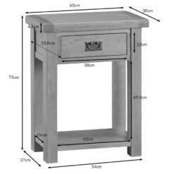 Winchester Oak Telephone Table 17 Winchester Oak Telephone Table -Furniture Sale Shop tel