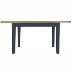 Suffolk Midnight Grey Painted Oak 1.2m Butterfly Extending Dining Table -Furniture Sale Shop tt 12bet ch 2