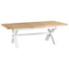 Suffolk White Painted Oak 1.8m Cross Extending Dining Table 1 Suffolk White Painted Oak 1.8m Cross Extending Dining Table -Furniture Sale Shop tt 18et w 2